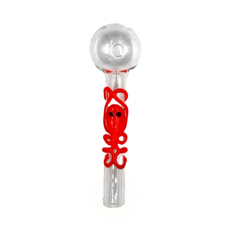 FERMID 4 Inch Luminous Glow in the Dark, Small Portable Heat Resistant Thick Glass Straws