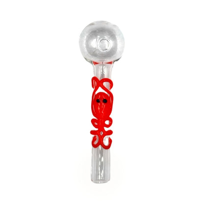 FERMID 4 Inch Luminous Glow in the Dark, Small Portable Heat Resistant Thick Glass Straws