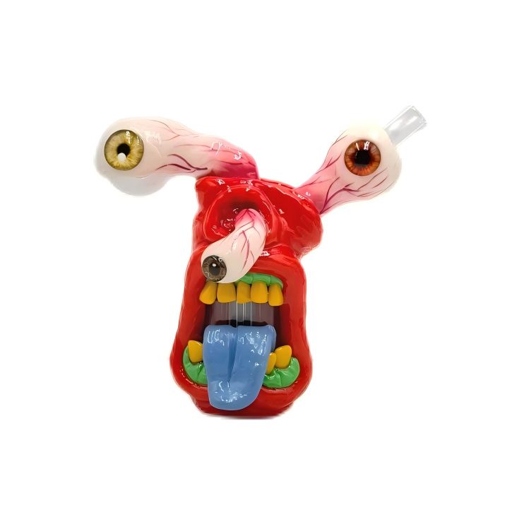 FERMID 13cm/ 5.12in Handmade Cartoon Artwork Glass Gift Decor