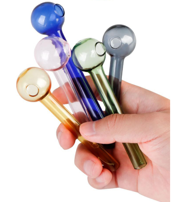 FERMID 4" Thick Colorful Multicolour Colored Thick Glass Straws