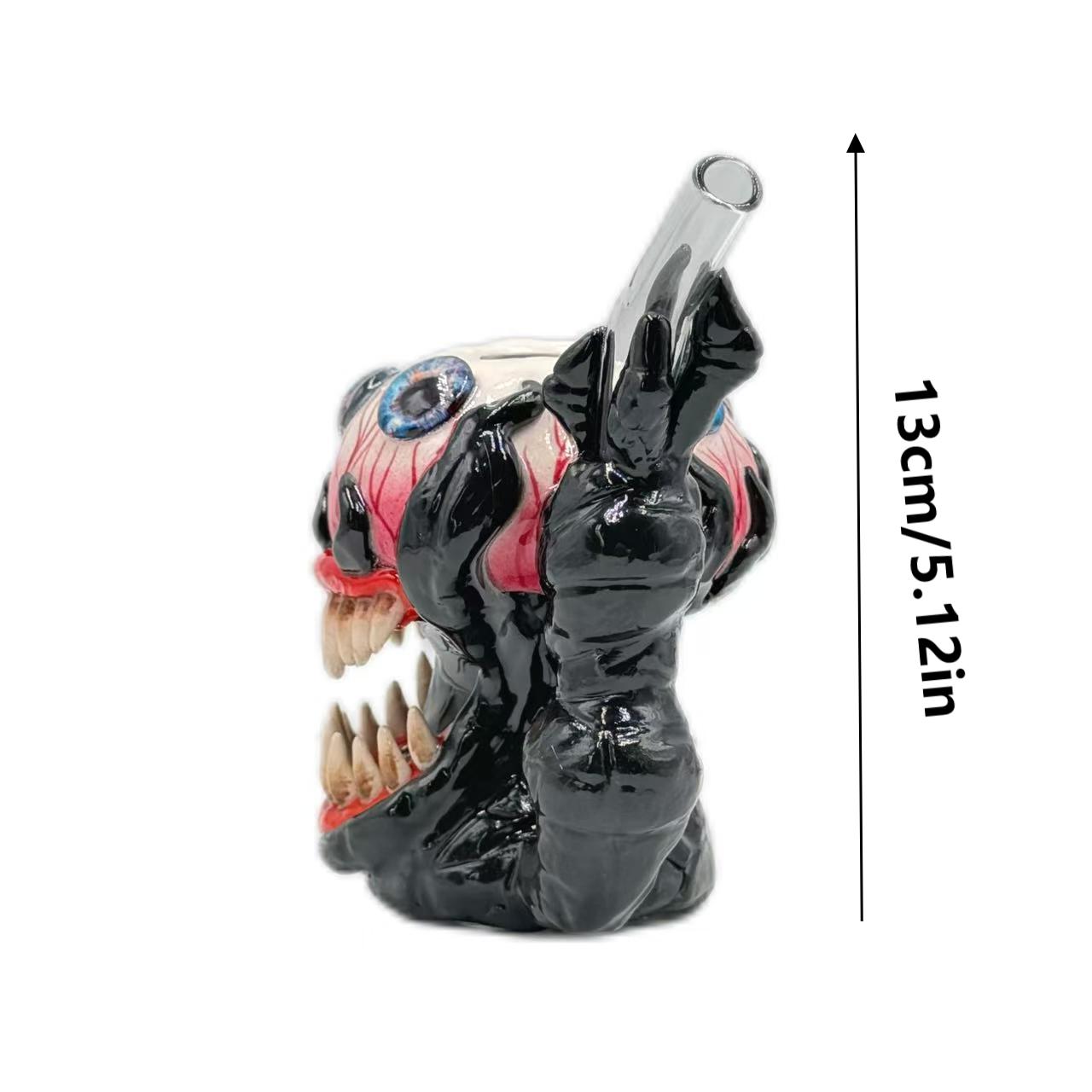 FERMID 13cm/ 5.12in Handmade Cartoon Artwork Glass Artwork Gift Decor