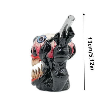 FERMID 13cm/ 5.12in Handmade Cartoon Artwork Glass Artwork Gift Decor