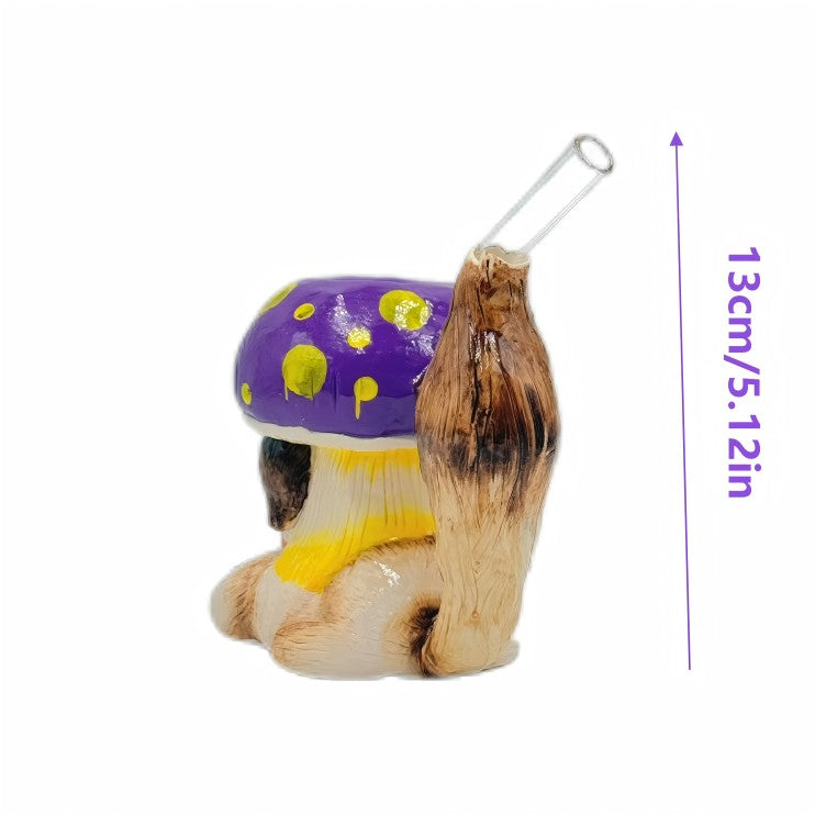 FERMID 13cm/5.12in Handmade Cartoon Artwork Glass Gift Decor