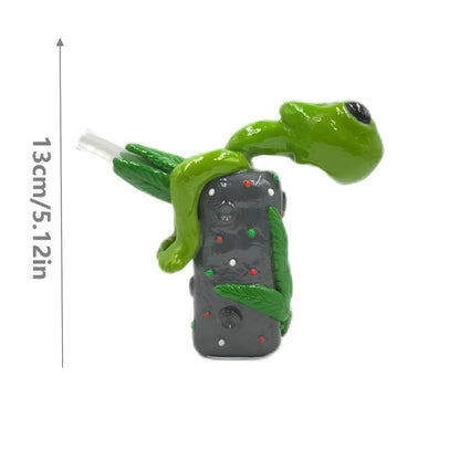 FERMID Luminous 13cm/ 5.12in Handmade Cartoon Artwork Glass Gift Decor