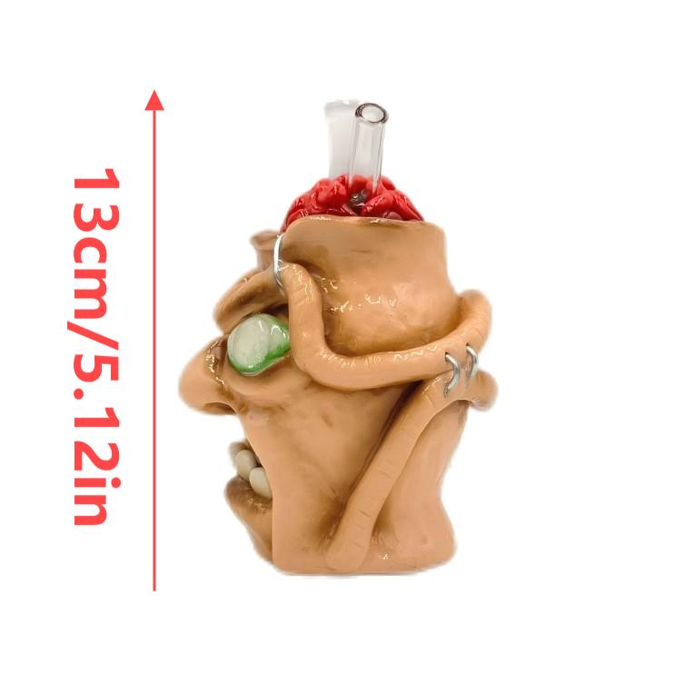 FERMID 13cm/ 5.12in Handmade Cartoon Artwork Glass Artwork Gift Decor