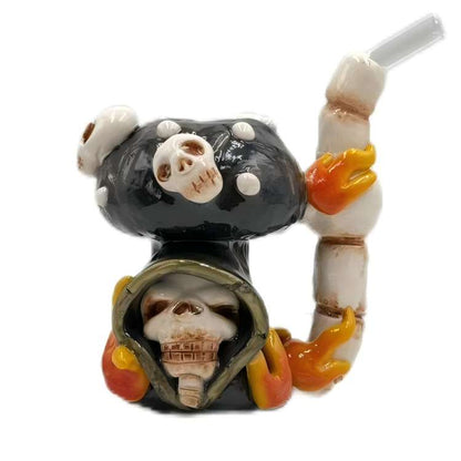 FERMID 13cm/ 5.12in Handmade Cartoon Artwork Glass Artwork Gift Decor