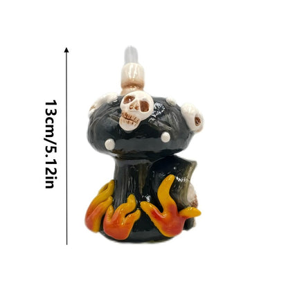 FERMID 13cm/ 5.12in Handmade Cartoon Artwork Glass Artwork Gift Decor