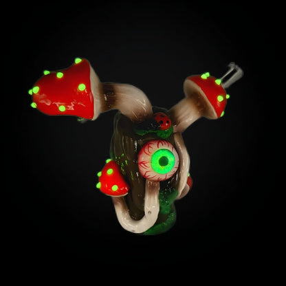 FERMID Luminous 13cm/ 5.12in Handmade Cartoon Artwork Glass Gift Decor