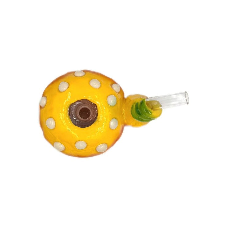 FERMID 13cm/ 5.12in Yellow Handmade Cartoon Artwork Glass Gift Decor