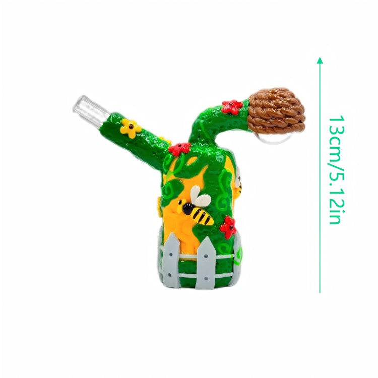 FERMID Luminous 13cm/ 5.12in Handmade Cartoon Artwork Glass Gift Decor