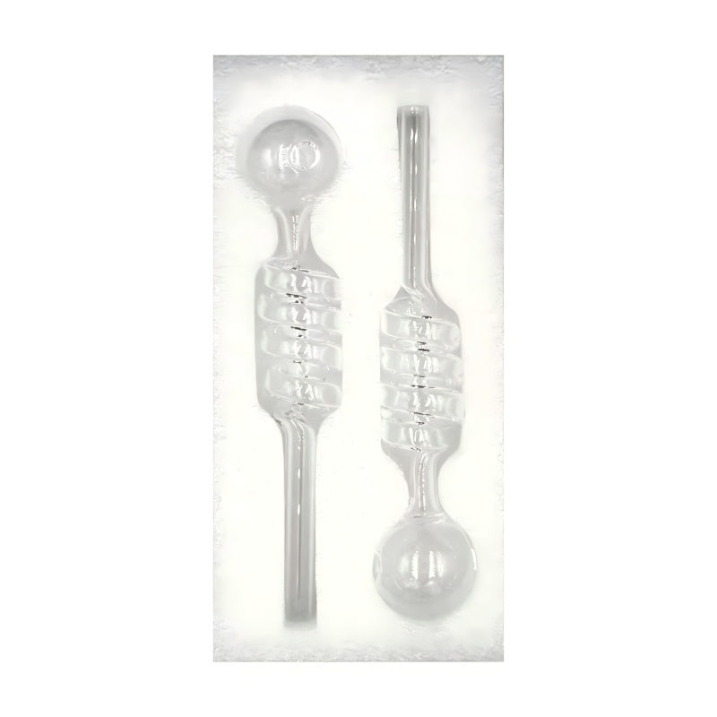 FERMID 2pcs/Set Colorful Glass Hookah Head