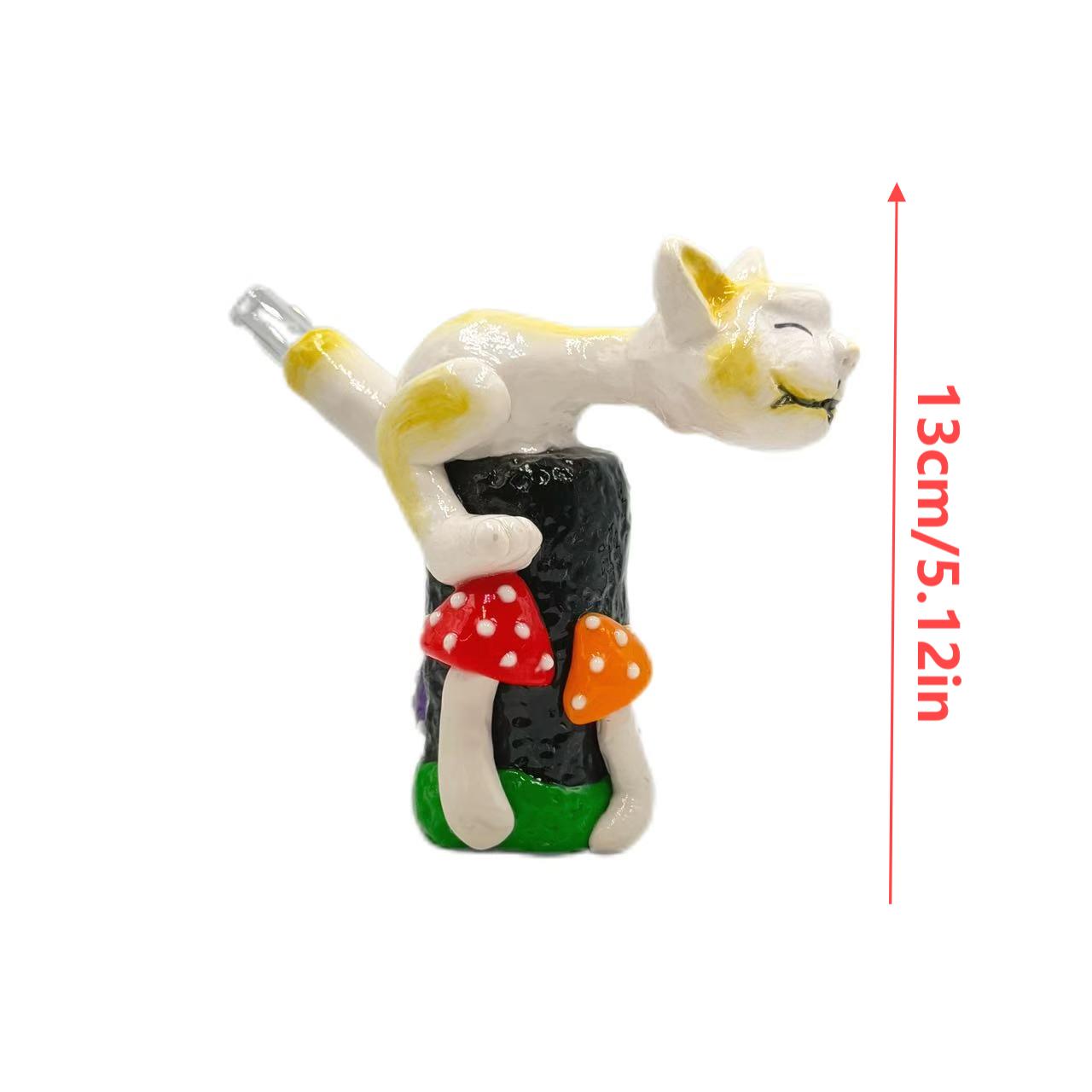 FERMID Luminous 13cm/ 5.12in Handmade Cartoon Artwork Glass Gift Decor