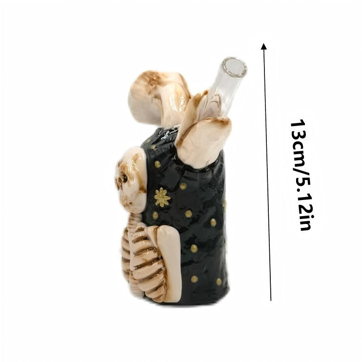 FERMID 13cm/ 5.12in Handmade Cartoon Artwork Glass Gift Decor