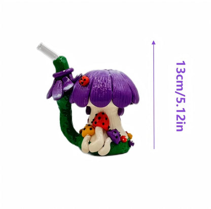 FERMID 13cm/ 5.12in Handmade Cartoon Artwork Glass Artwork Gift Decor