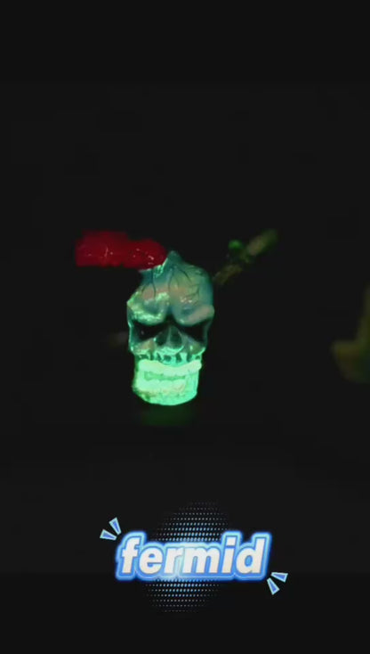 FERMID 13cm/ 5.12in Handmade Cartoon Artwork Glass Artwork Gift Decor