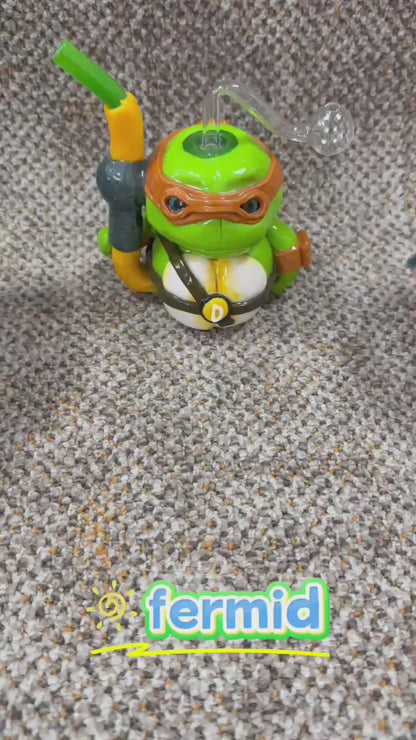 FERMID Luminous 13cm/ 5.12in Handmade Cartoon Artwork Glass Gift Decor