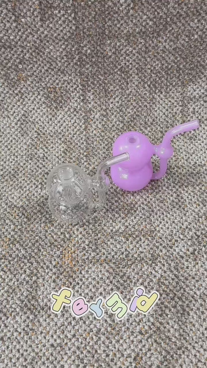 FERMID Colorful Reusable Thick Glass Gift Decor