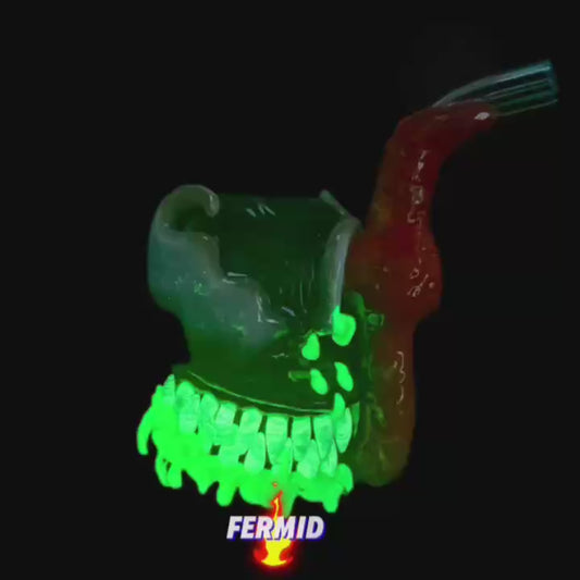 FERMID Luminous 13cm/ 5.12in Handmade Cartoon Artwork Glass Gift Decor