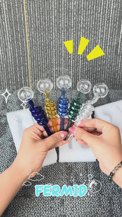 FERMID 2pcs/Set Colorful Glass Hookah Head