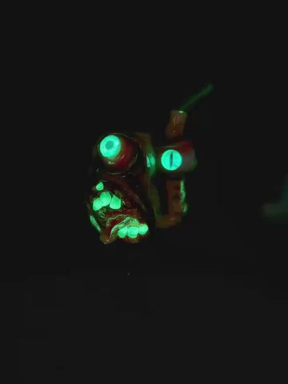 FERMID 13cm/ 5.12in Handmade Cartoon Artwork Glass Gift Decor