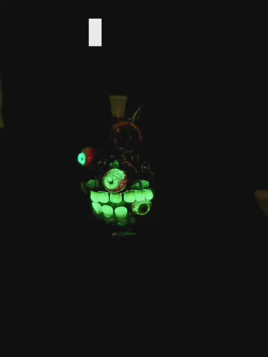 FERMID Luminous 13cm/ 5.12in Handmade Cartoon Artwork Glass Gift Decor