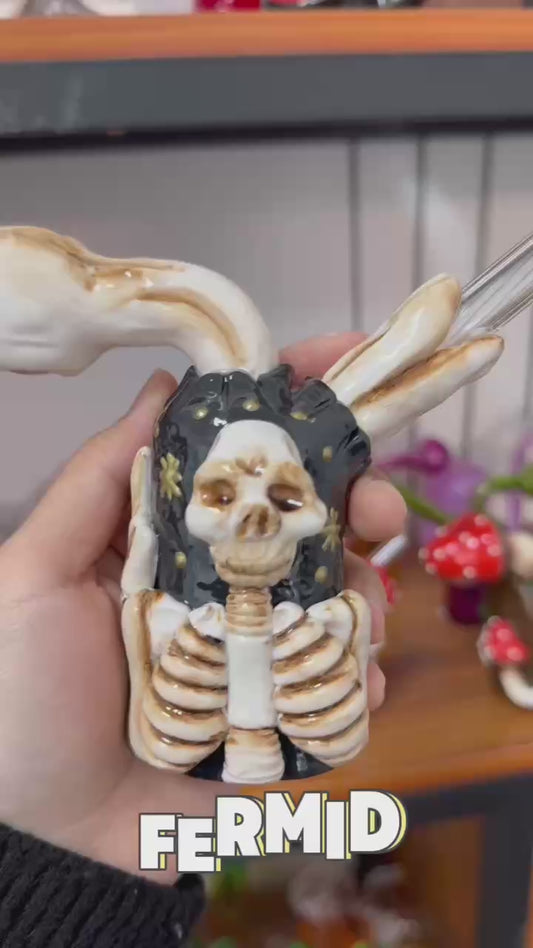 FERMID 13cm/ 5.12in Handmade Cartoon Artwork Glass Gift Decor