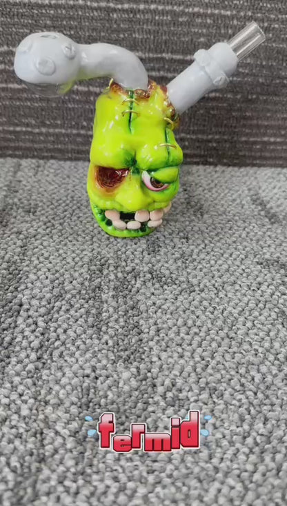 FERMID 13cm/ 5.12in Handmade Cartoon Artwork Glass Artwork Gift Decor