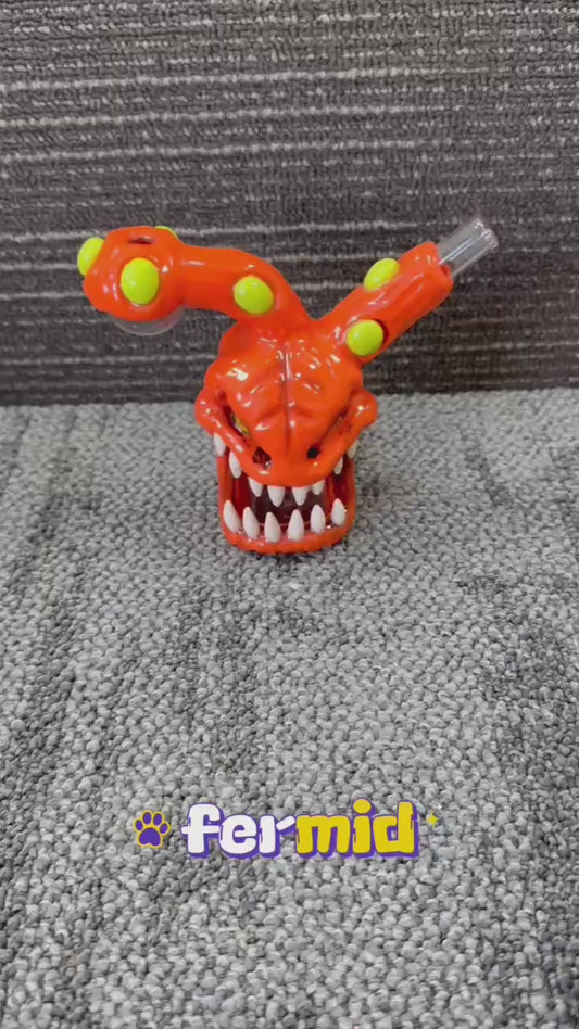 FERMID 13cm/ 5.12in Handmade Cartoon Artwork Glass Artwork Gift Decor